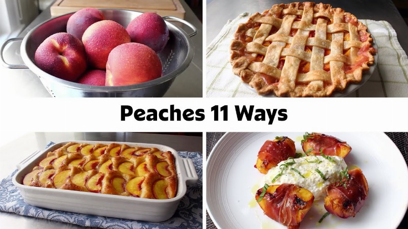 11 Perfect Peach Recipes : Pie Cobbler Coleslaw & More!