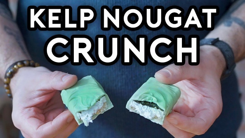 image 0 Binging With Babish: Kelp Nougat Crunch From Spongebob Squarepants