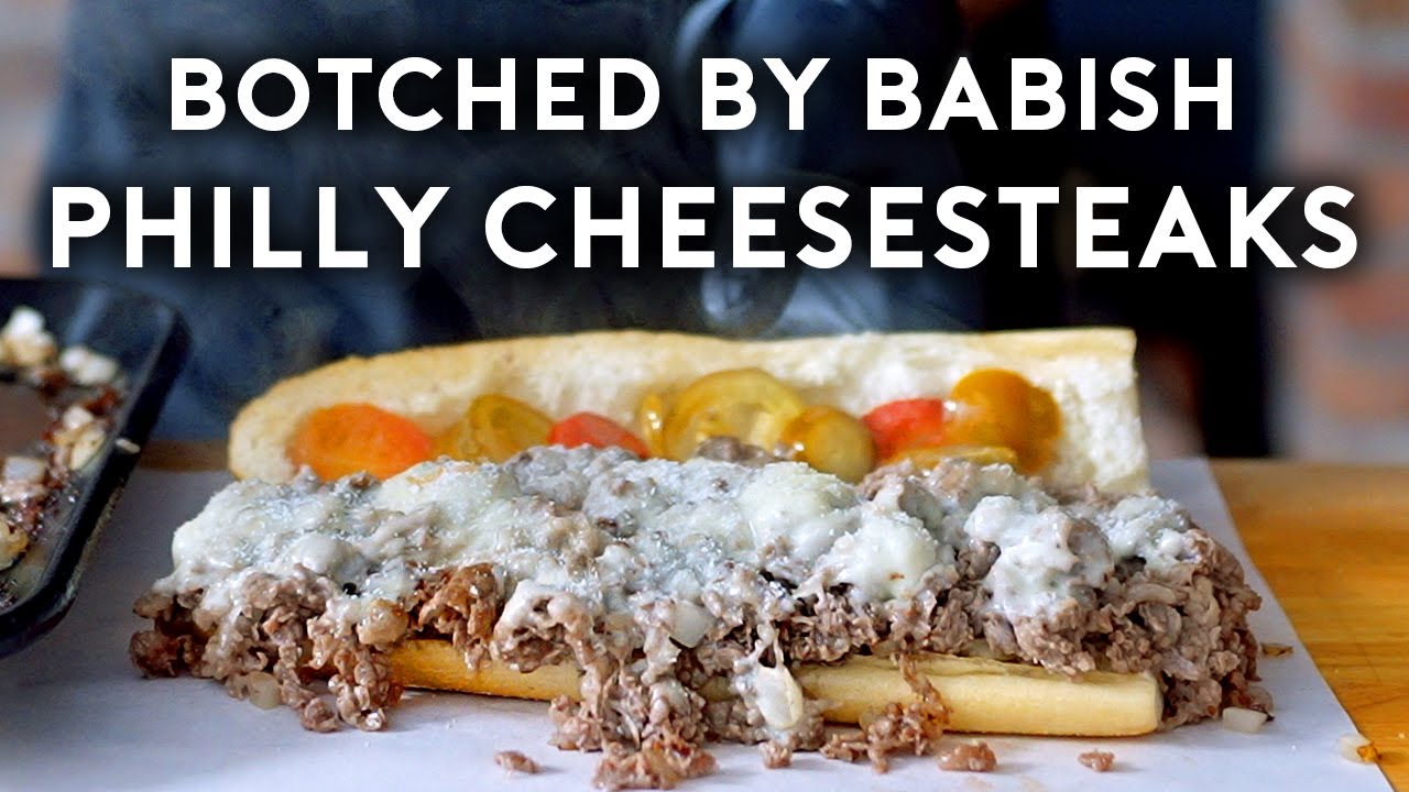 image 0 Botched By Babish: Philly Cheesesteaks
