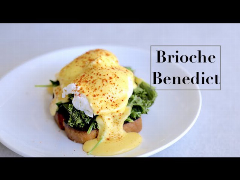 Brioche Eggs Benedict