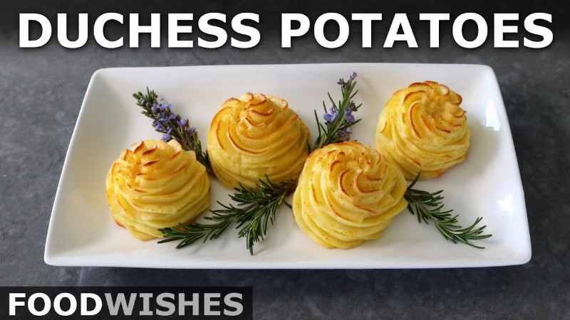 Duchess Potatoes - Easiest fancy Potato Trick Ever - Food Wishes