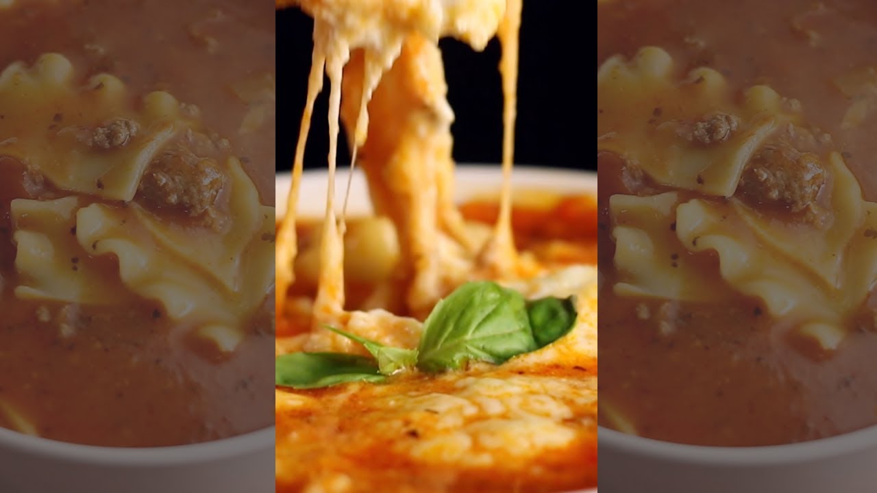 image 0 Easiest Lasagna Soup Recipe 🤤 #shorts