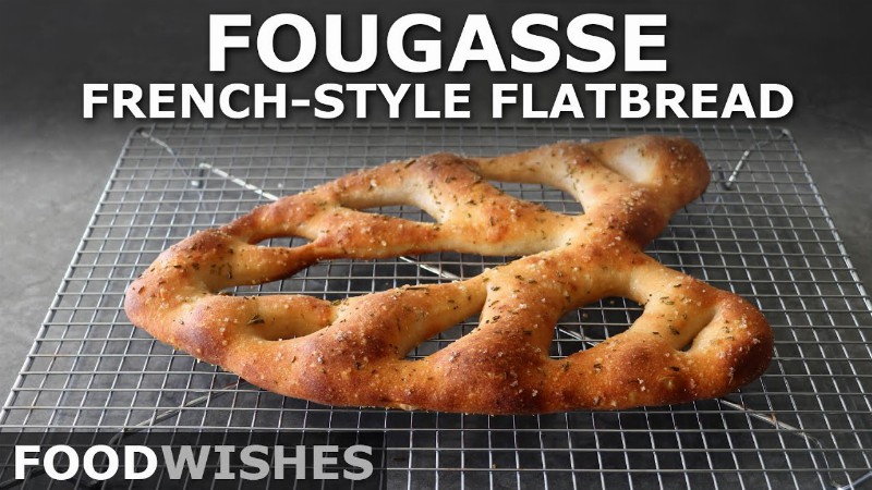 image 0 Fougasse (french-style Flatbread) - Food Wishes