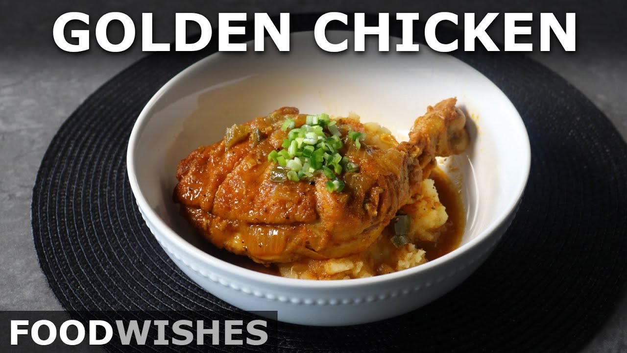 image 0 Golden Chicken - Easy Braised Chicken Recipe - Food Wishes