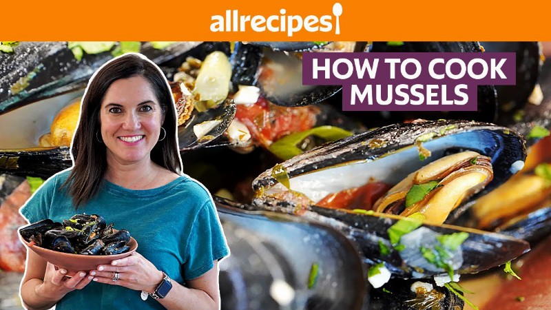 image 0 How To Cook Mussels : Buy Clean & Cook Mussels : Get Cookin’ : Allrecipes.com