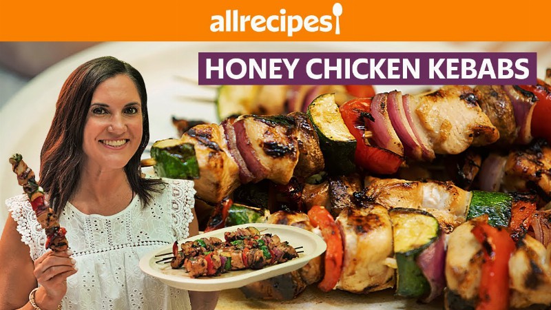 How To Grill Perfect Kebabs : Yummy Honey Chicken Kebabs : Get Cookin’ : Allrecipes.com