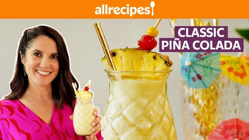 image 0 How To Make A Classic Pina Colada : Summer Cocktail : Get Cookin : Allrecipes.com