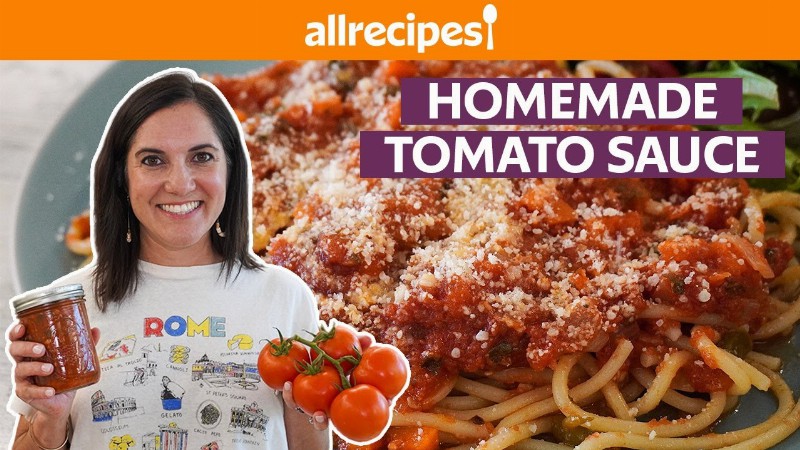 image 0 How To Make Homemade Tomato Sauce : Get Cookin' : Allrecipes.com