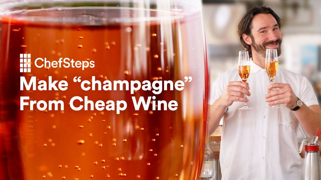 image 0 How To Turn Cheap Wine Into Bubbly “champagne” (and Make Fizzy Grapes)
