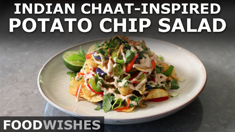 Indian Chaat-inspired Potato Chip Salad - How To Make chip Chaat - Food Wishes