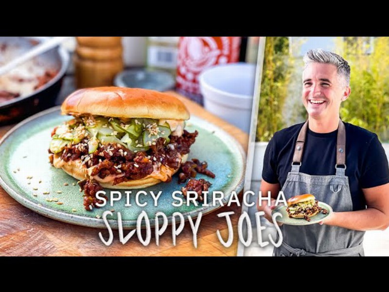 image 0 Spicy Sriracha Sloppy Joes!